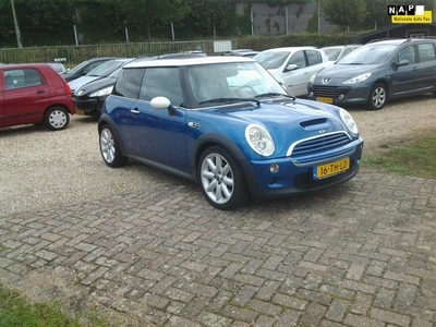 Mini Mini 1.6 Cooper S Chili Zeer lux,s 2x panoradak clima lmv nap km , nederlande auto. 128 kw/173 pk.