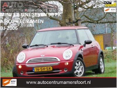 Mini Mini 1.6 One Seven ( AIRCO + INRUIL MOGELIJK )