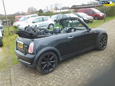 Mini Mini Cabrio 1.6 Cooper Chili Zeer lux,s Airco Leerbekl