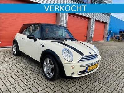 Mini Mini Cooper Pepper VERKOCHT! Airco panorama Half Leer