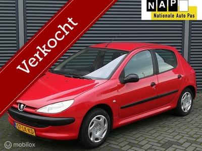 Peugeot 206 1.4 XR - AIRCO! G3! GOEDKOPER RIJDEN KAN NIET!!