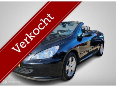 Peugeot 307 CC 2.0-16V CABRIO Leder Airco Groot Navvi