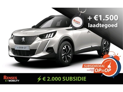 Peugeot e-2008 EV GT 50 kWh - €2.000 milieusubsidie