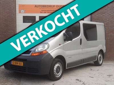 Renault Trafic 1.9 dCi L1 H1 Dubbel Cabine