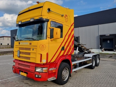 Scania V8 144 530 Full Steel 6x2 manual Euro 2 (bj 1996)