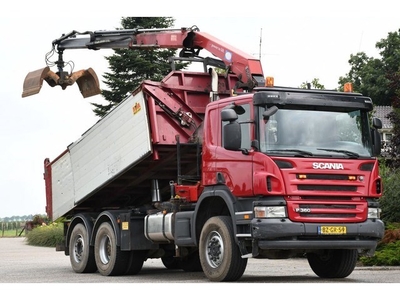 Scania P340 !!6x4!!4X4!!6X2!! KRAAN/KIPPER!!EURO5!