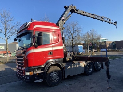 Scania R500 V8 6X2 - EURO 5 + HMF 2420 K4 MET REMOTE