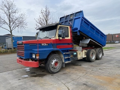 Scania T113 - 10 TYRES + 2-SIDE TIPPER - MANUAL GEAR - FULL