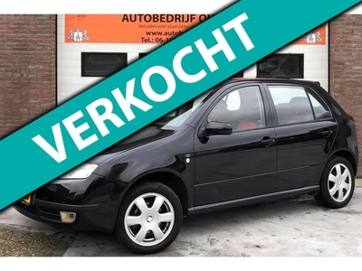 Skoda Fabia 1.4 74KW 2004 Zwart 81DKM NAP!/Airco/Nwe APK!