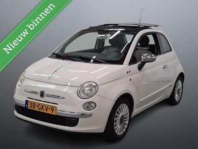 Verwacht Fiat 500 1.2 Lounge open dak