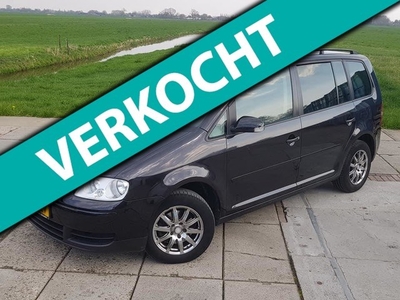 Volkswagen Touran 1.9 TDI 77KW 2006 Zwart 7-Zits/Airco/NAP!