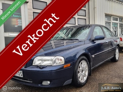 Volvo S80 2.4 1ste eigenaar bomvol luxe 138xxxNAP Uniek!