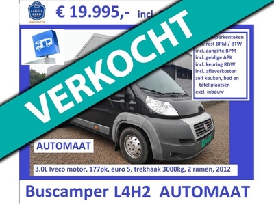 Z. Camper Fiat Ducato 2012 3.0L 177pk AUTOMAAT L4H2 Cruise