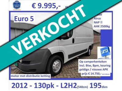 Z. Fiat Ducato 2012 - L2H2 - Euro 5 - 130pk - J105 - Cruise