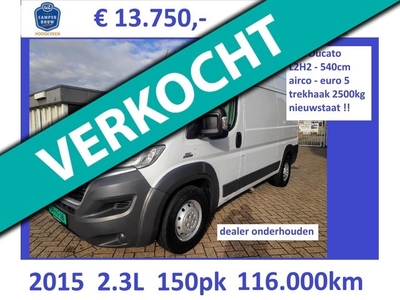 Z. Fiat Ducato 2015 2.3L 150pk ! L2H2 airco euro 5