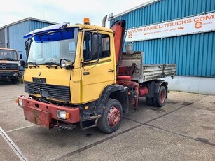 Mercedes-Benz 1117 K (6-CILINDER) KIPPER WITH FERRARI CRANE