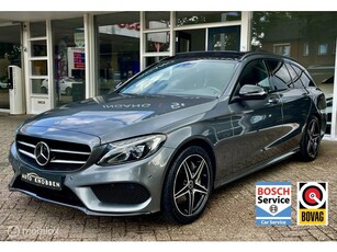 Mercedes C-klasse Estate 350e AMG-Line Led, Pano, Leer