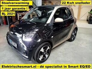 Smart Fortwo EQ 22 Kwh lader - stoelverwarming (bj 2021)