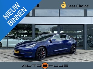 Tesla Model 3 Performance Dual Motor AWD Panorama Leder Navi