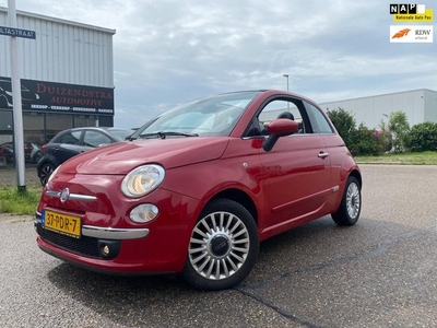 Fiat 500 C Lounge Cabrio, Airco, Nap, Leder