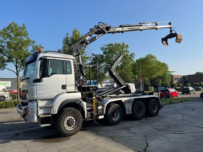 MAN TGS 38.400 8X6 EURO 5 + ATLAS 190-A3 + REMOTE + HOOKLIFT