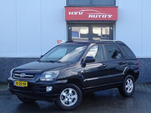 Kia Sportage 2.0 CVVT X-ception airco LEER org NL 2008 zwart