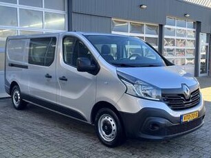 Renault TRAFIC 1.6 dCi T29 L2H1 DC Marge Btw / Bpm vrij Airco Cruise controle Navigatie 5 persoons Dubbele cabine Euro 5 Lang Verlengde wielbasis 1e eigenaar Ex overheid