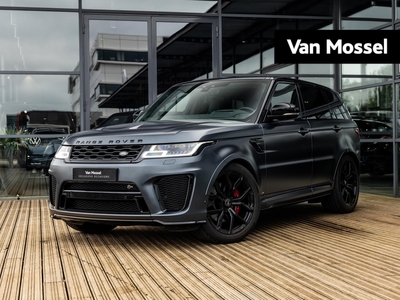 LAND ROVER RANGE ROVER SPORT 5.0 V8 SC SVR | NAP | NEDERLANDS GELEVERDE AUTO | BTW AUTO | SVO KLEUR | PANORAMADAK | MERIDIAN | CARBONDELEN INTERIEUR | SFEERVERLICHTING | MEMORY