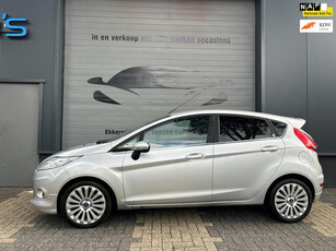 Ford Fiesta 1.25 ghia 2009 airco clima spoiler nieuwe apk velgen bluetooth xenon stoelverwarming