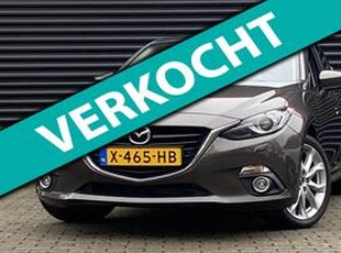 Mazda 3 2.0 HP GT-M | 165 PK | Airconditioning | Navigatie | Elektrische stoelen | Cruise control | Headup Display | Lederen bekl.