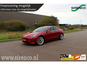 Tesla Model 3 Long Range AWD 75 kWh autopilot leder panodak stoelverwarming v+a dab adaptive cruise regen en lichtsensor