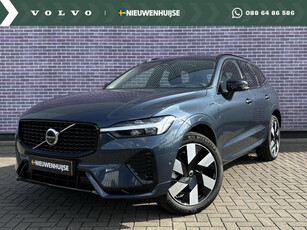 Volvo XC60 T6 Recharge T6 AWD Ultimate Dark Long Range | Trekhaak | Adaptive cruise control | Head-up display | Harman/Kardon audio | 360° Camera | Stoelverwarming voor + achter | Stuurverwarming | Elektrische stoelverstelling |