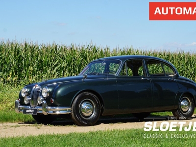 Jaguar MK II 3.4 Litre |6 cilinder |210 pk |Automaat |Oudere Restauratie | Mooie staat |Beige leder | ZEER NETTE OLDTIMER