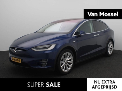 Tesla Model X 100D 417pk AWD | Incl. BTW | 1e-Eigenaar | Panoramadak | Leder | Navigatie |