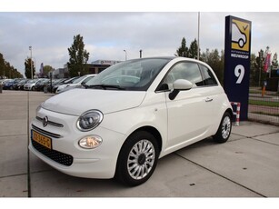 Fiat 500 1.2 Lounge Carplay, Airco, Cruise, Pano, NL auto!