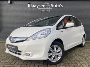 Honda JAZZ 1.4 Hybrid Elegance AUT. | dealer onderhouden | panoramadak | climate control | hoge zit | privacy glas