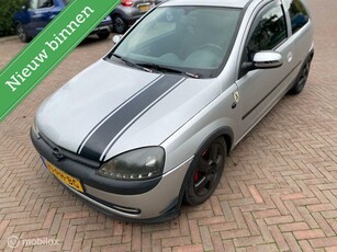 Opel Corsa 1.2-16V Sport Easytronic sport 2004 Grijs Zwart