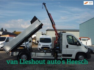 Peugeot Boxer 335 L3 XR Laadkraan en Kipper 116938 km