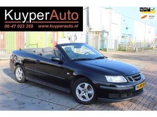 Saab 9-3 Cabrio 1.8t Linear nap ..airco half leder