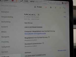 Tesla Model 3 Long Range 75 kWh 463PK FSD. Premium-Audio 4wd 18