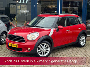 Mini Mini Countryman 1.6 One Holland Street! KMST NAP NL AUTO! Pano l Navi l Cruise l Leer l LMV! DEALER OH l TOPSTAAT!