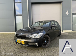 BMW 1-serie 116i Business Leder AUTOMAAT Zwart 5-deurs