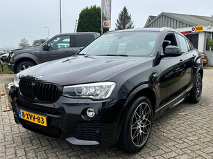 BMW X4 3.0D X-Drive 2014 Zwart M-Pakket High Executive