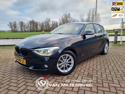 BMW 1-serie 116i EDE High Executive Clima Cruise Zwart