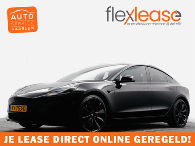 Tesla Model 3 Performance S Dual Motor Blackline Aut- Panoramadak, Autopilot, Comfort Leder, Carbon Parts