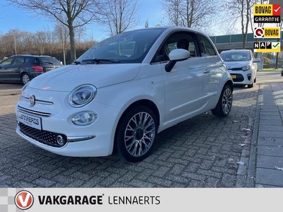 Fiat 500 1.2 Lounge, Rijklaarprijs 12 mnd garantie