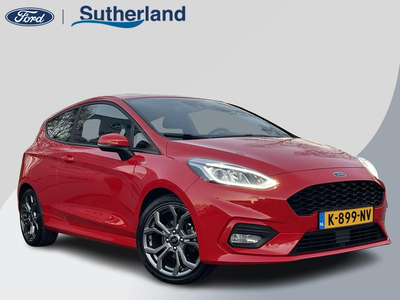 Ford Fiesta 1.0 EcoBoost ST-Line 95pk Trekhaak | 3 deurs | Cruise control | Apple Carplay | Climate control | Reserve wiel