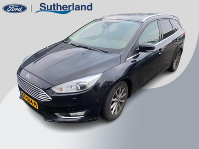 Ford Focus Wagon 1.0 Ecoboost Titanium 125pk Trekhaak | Xenon | Dodehoeksensoren | Navigatie | Stoelverwarming | Dealeronderhouden