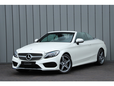 Mercedes-Benz C-Klasse Cabrio 200 AMG Aut9 | Airscarf | Stoelverw | Leder | Parelmoer | ILS | Keyles-start 2016.