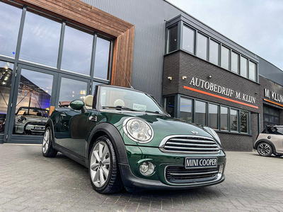 Mini Mini Cabrio 1.6 Cooper Chili F1 aut 122pk/leer/navi/bruin dak/uniek